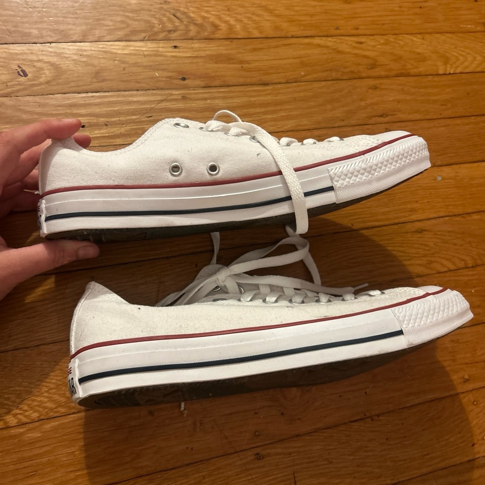 Converse Optical White Canvas Sneakers - Picture 3 of 7